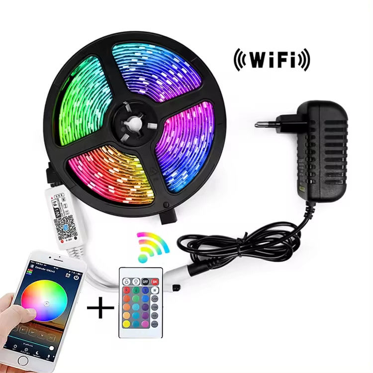 5Meter 150LEDs TV Hintergrundbeleuchtung LED Streifen DC5V Fernbedienung 24 Schlüssel SMD5050 RGB Streifen Tira USB-Anschluss Streifen Flexible LED