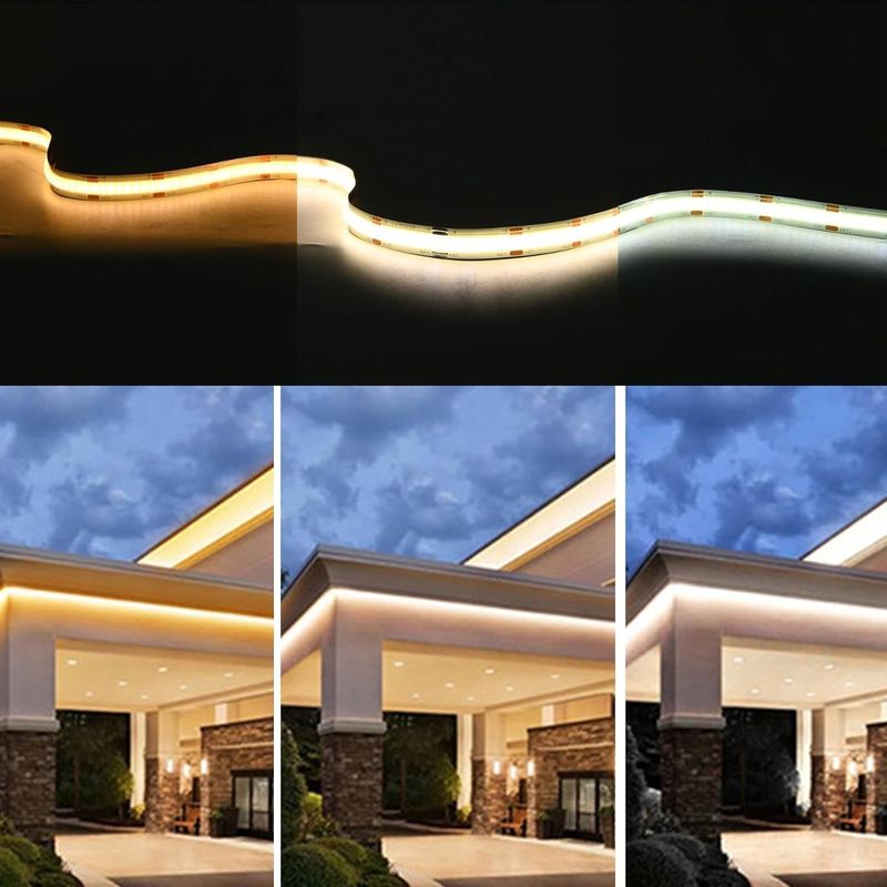 560LEDs COB LED Streifen 90 CRI CCT Flexible COB 3M mit Adapter und Mini-HF-Controller