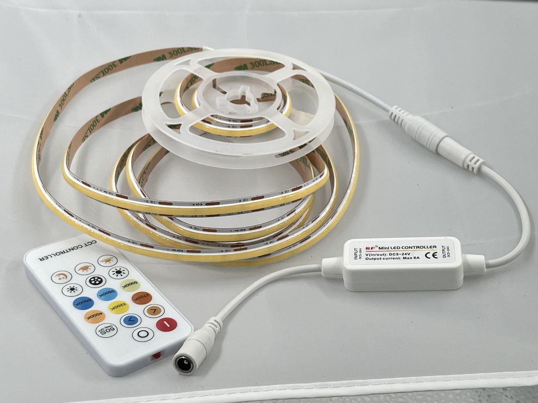 90 CRI COB 560leds CCT Dimmbare LED-Band 8mm PCB für Energieeinsparung Umweltfreundliche Beleuchtung in Europa