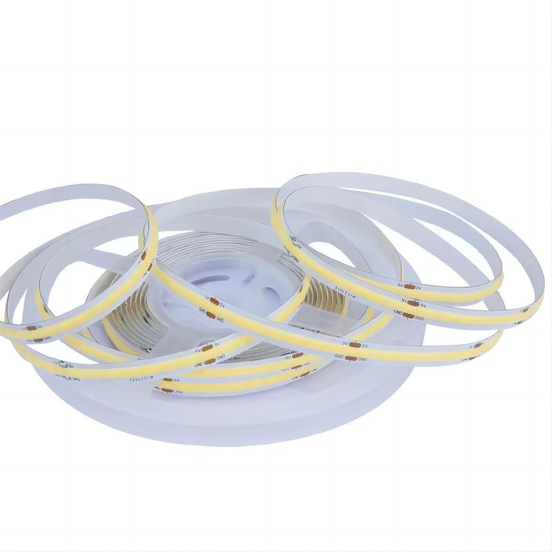 300LEDs Dampfdichtes Anpassbares 90Ra Spannungsloses COB-LED-Band mit 4cm Schneidlänge für Heimbeleuchtung