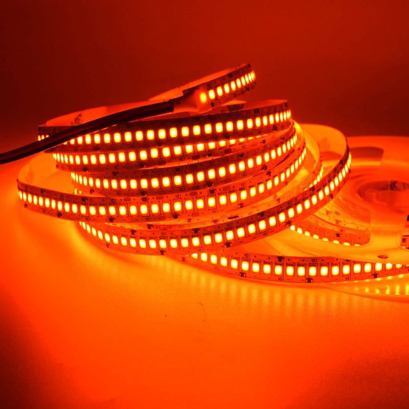 24V hohe Helligkeit 240LEDS SMD 2835 LED-Streifenlicht 1200LEDs 16,4Ft Wasserdicht Farben Rot Grün Blau Orange Für KTV