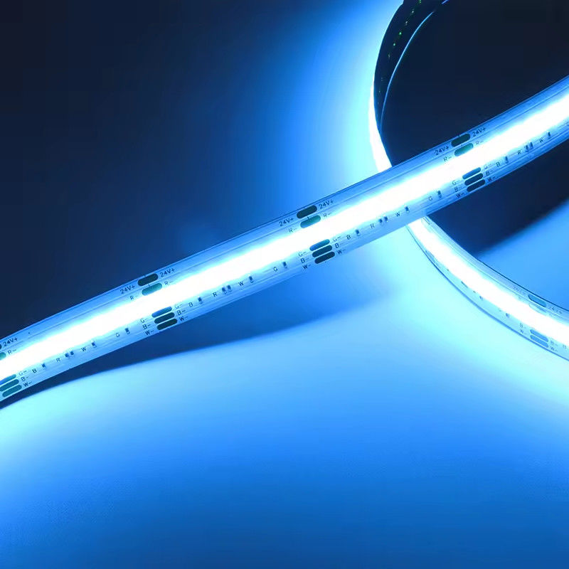 Superhelligkeit COB LED-Band RGB 12mm mehrfarbig 120 Grad super breit 1080 LEDs/m COB-Band Licht in voller Farbe