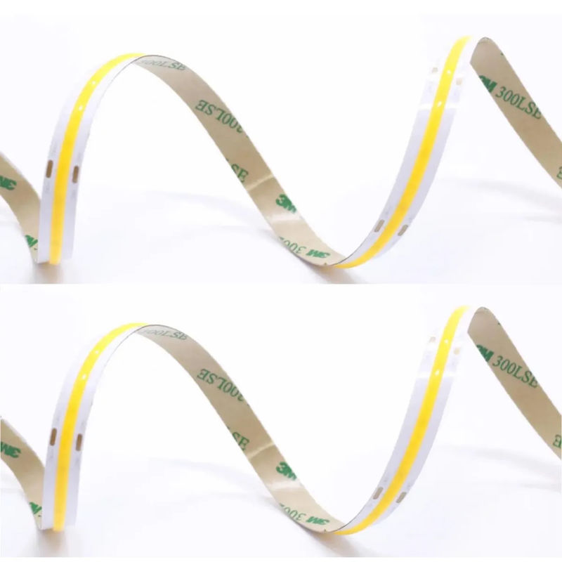 Heiß verkaufte 480LEDs 12W/M Dimmbar IP20 90Ra COB LED-Streifen 12V/24V Eingangsspannung