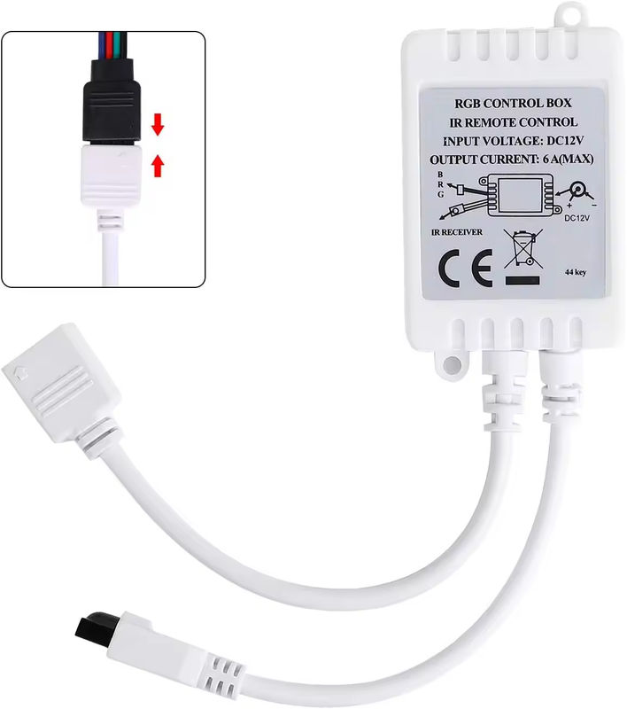 Original Fabrik 44 Schlüssel 5V 12V 24V RGB LED Controller RF drahtlose LED-Licht Monochrome Dimmer Fernbedienung für LED