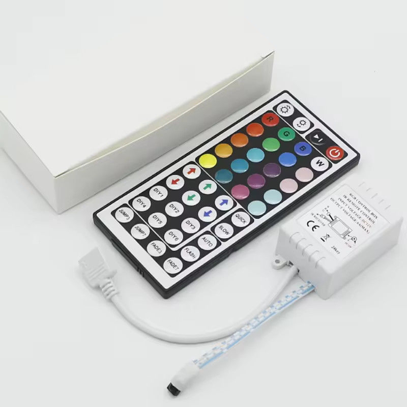 Original Fabrik 44 Schlüssel 5V 12V 24V RGB LED Controller RF drahtlose LED-Licht Monochrome Dimmer Fernbedienung für LED