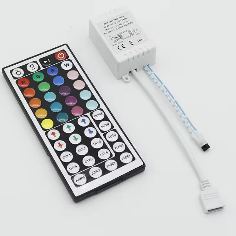 Original Fabrik 44 Schlüssel 5V 12V 24V RGB LED Controller RF drahtlose LED-Licht Monochrome Dimmer Fernbedienung für LED