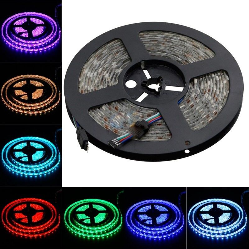 5Meter 150LEDs TV Hintergrundbeleuchtung LED Streifen DC5V Fernbedienung 24 Schlüssel SMD5050 RGB Streifen Tira USB-Anschluss Streifen Flexible LED