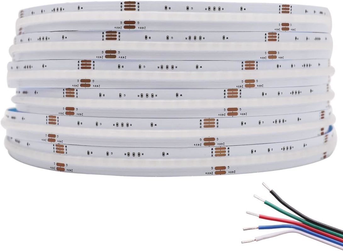 Dimmbarer 19W RGBW COB LED-Streifen mit 784 LEDs/m IP20-Bewertung und DMX512/RF/Bluetooth/WiFi-Steuerung