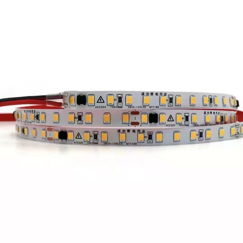220v kein Treiber erforderlich 10cm Schneidbar 2835 Led-Band IP65 120 Led-Tape-Licht nicht wasserdicht IP20 Flexibles Led-Band