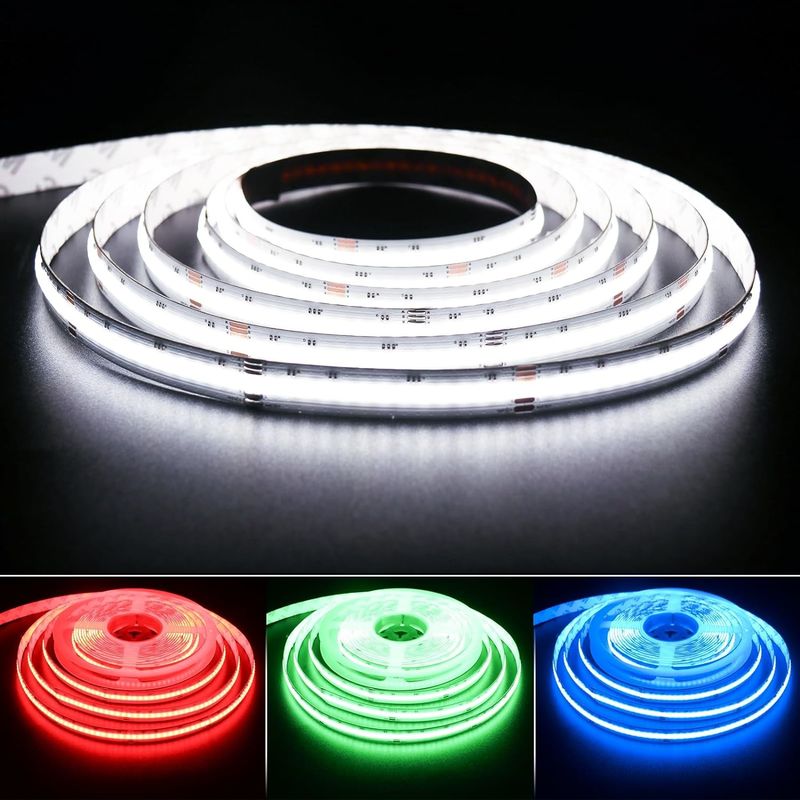 784 LEDs/m RGBW Chip COB LED Streifen Dimmbar -20°C bis 60°C Gleichspannung 24V Eingangsspannung