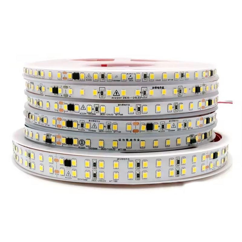 Kostenloser Fahrer Ip44 220V 110V 2835 240led 10cm zurückgeschnittenen Stock 127V wasserdichtes 10cm geschnittenes flexibles LED-Band für den Außenbereich
