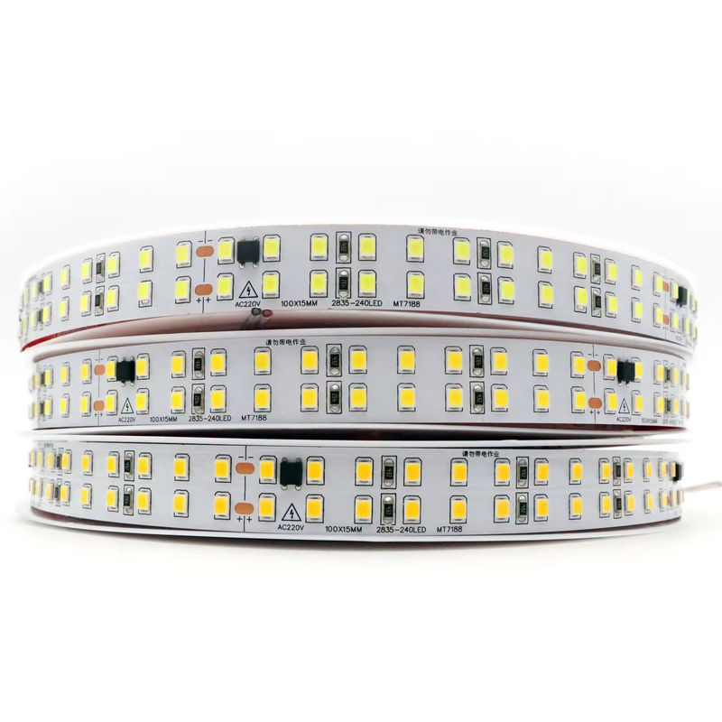 Kostenloser Fahrer Ip44 220V 110V 2835 240led 10cm zurückgeschnittenen Stock 127V wasserdichtes 10cm geschnittenes flexibles LED-Band für den Außenbereich