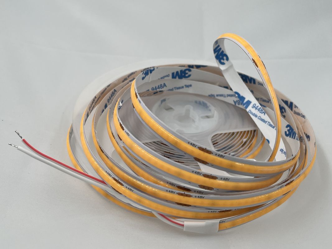 48V COB 320leds/M 90CRI Dimmbar 100lm/W 11W/M Flexible COB LED Streifenlicht für Innenarchitektur