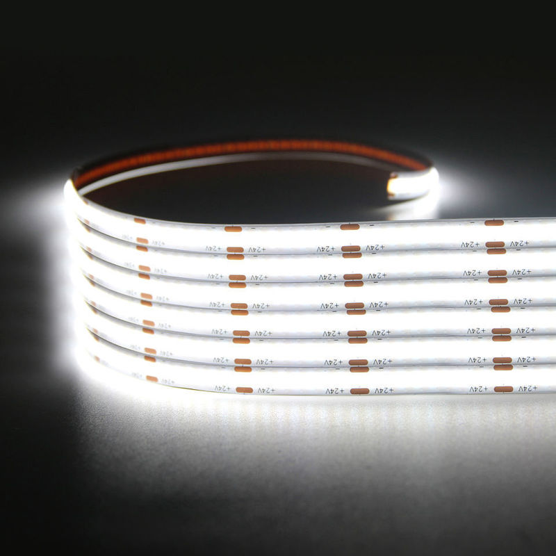 320LEDs/m LED COB Flexible Strip DC24V 12V 5m 10W für Landschaftsbeleuchtung -25 50C CRI 90
