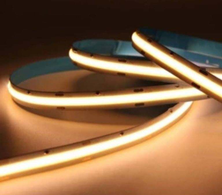 320LEDs/m LED COB Flexible Strip DC24V 12V 5m 10W für Landschaftsbeleuchtung -25 50C CRI 90
