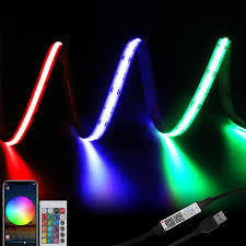 12V / 24V 8mm 90Ra 320d fob Aluminiumprofil COB LED-Band für Dekoration