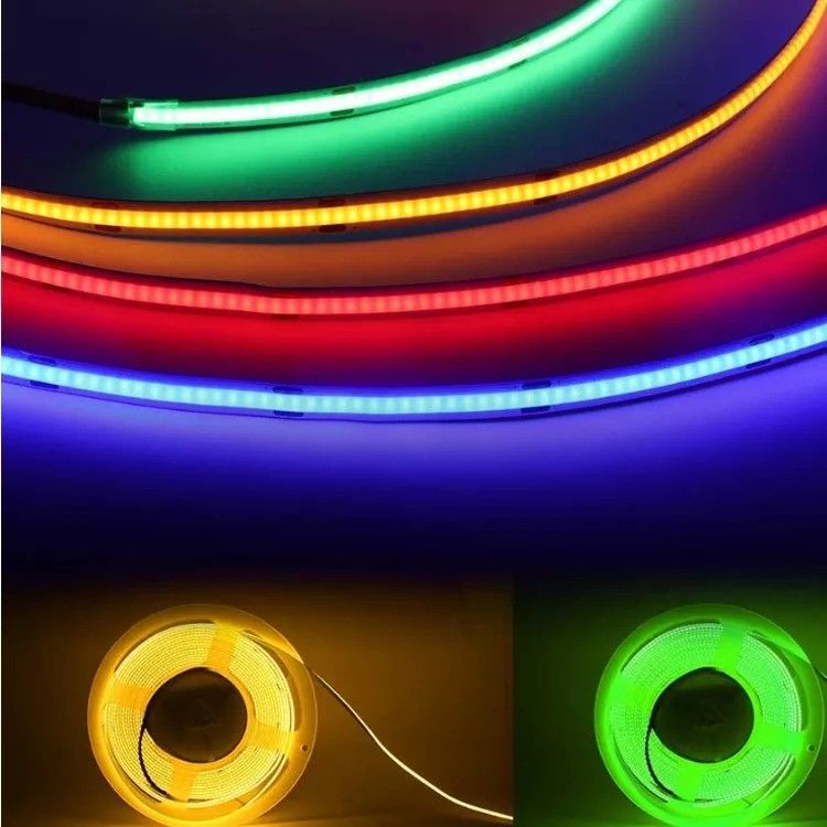 8mm Led Cob Strip 24v Lichtstreifen USB TV Hintergrundbeleuchtung Flex 12v Ultra Dünn Kleines Cob Led Strip Licht