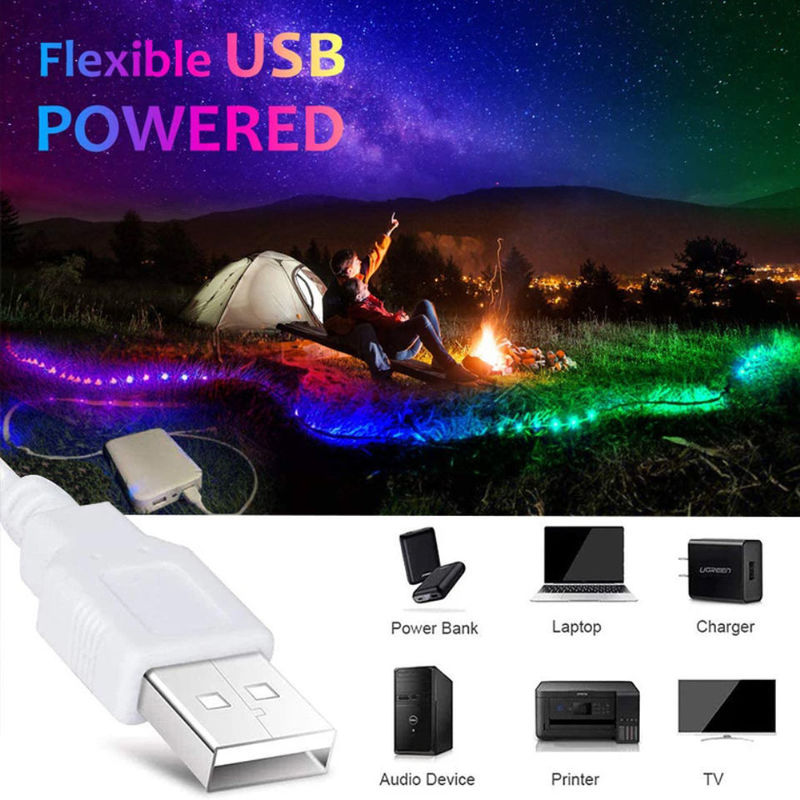 Smart LED Strip für Dekoration 12V 5V USB Steuerung Musik Synchronisierung und RGB Farbtemperatur