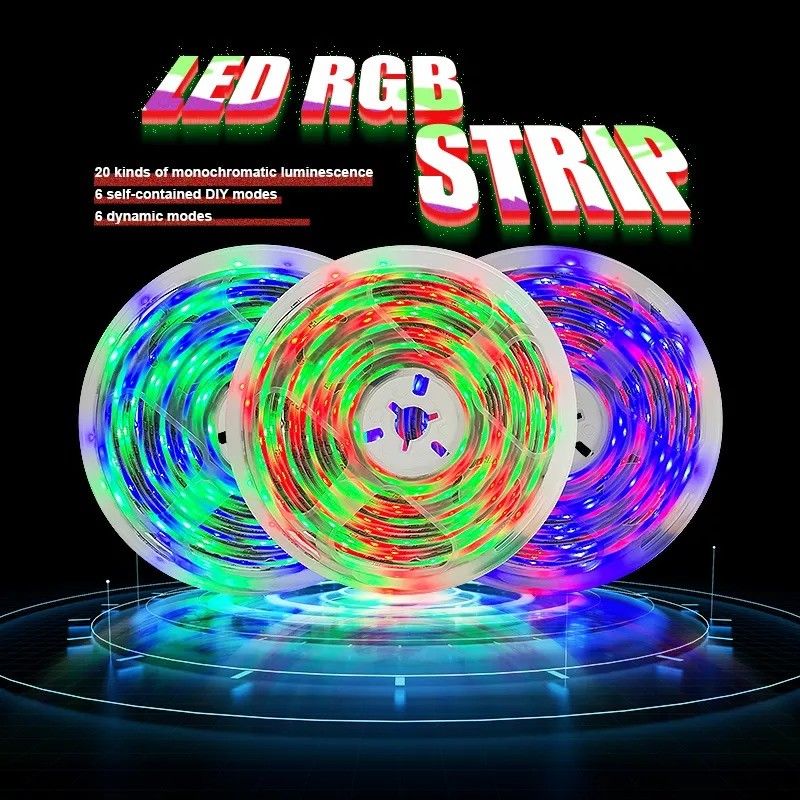 Home Bar LED Lichtstreifen Garten Design Unterstützung Dimmer 12V 32ft Smart 5050 RGB 1670