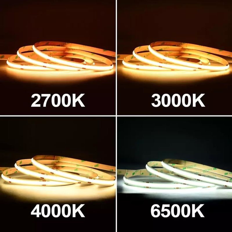 12W wasserdicht IP20 COB 480 LEDs 12V 8mm 10mm LED Streifenlicht für Gartendekoration