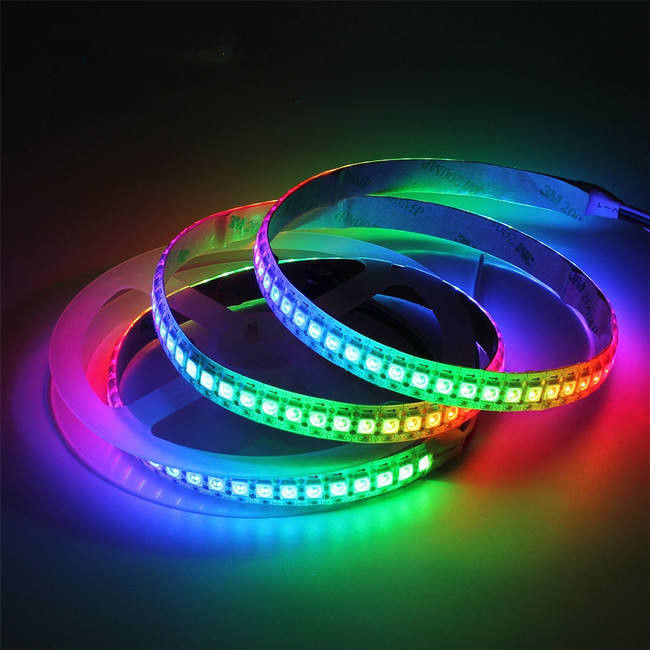 Wasserdicht 12V ws2812 ws2811 Led Streifen 60Leds für Magische Farbe RGB Dekoration CRI Ra 80
