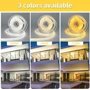 Custom Flexible 320 480 LEDs Dc 5v 10000 Lumens Warmweiß Rgb Fcob Cct Cob Led Streifenlicht Lagerhaus