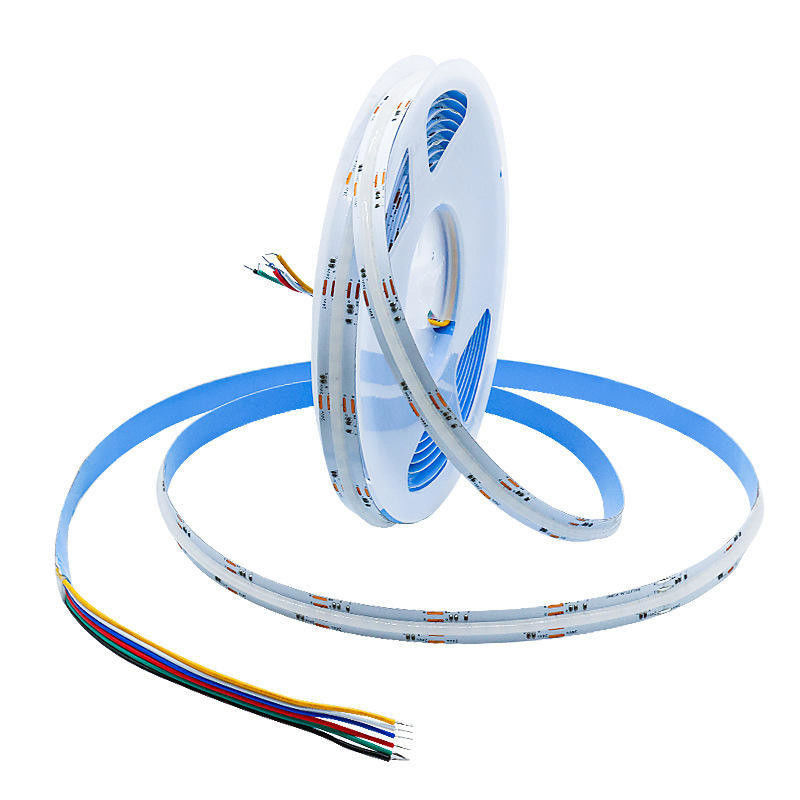 LED-Band 5m/Lot Smd 320 384 840Leds/m Wasserdichtes flexibles Cob Led-Band Dc 24v Ra90 RGBCCT 3000k 4000k 6000k