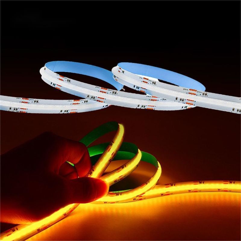 LED-Band 5m/Lot Smd 320 384 840Leds/m Wasserdichtes flexibles Cob Led-Band Dc 24v Ra90 RGBCCT 3000k 4000k 6000k