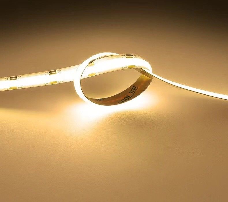 12v 24v 480 led Ce Rohs 3 Flexible Light Cob Led Strip mit Dimmer und Support Dimming