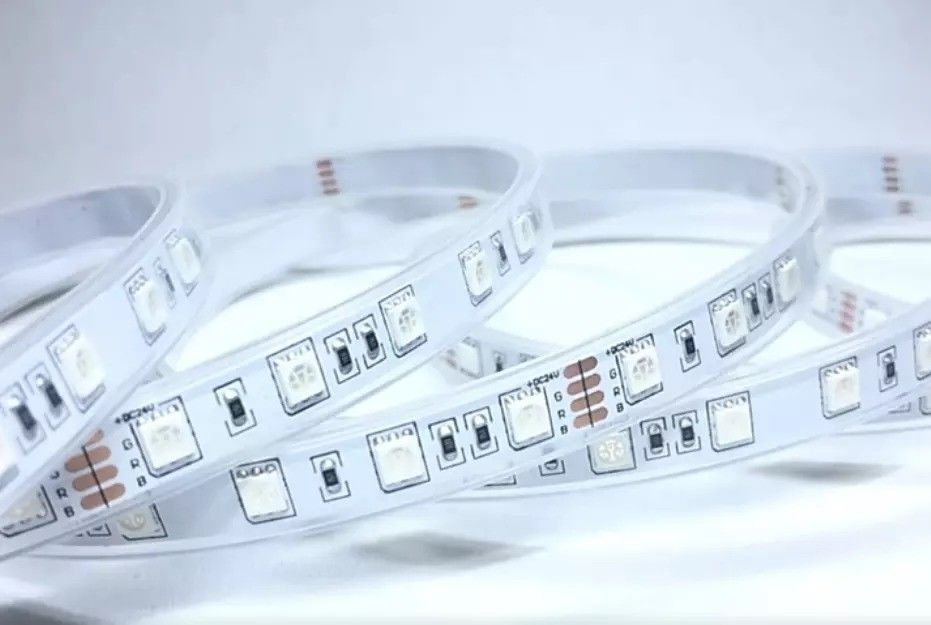 12w 12v 24v 10mm 60 Leads Rgb 5050 Smd Flexible Led Strip Light mit und mehreren Farben