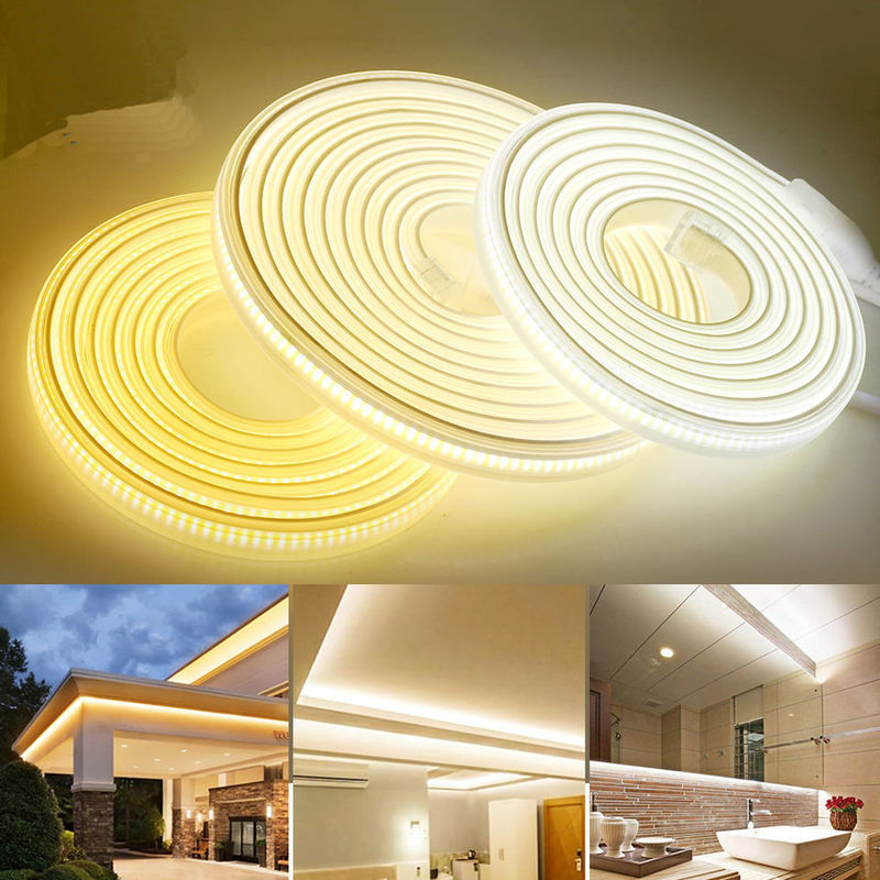 220v 280LEDs/m Weiß/Wärmweiß/Neutralweiß COB LED-Streifen CE RoHS 100m 50m Hochspannung