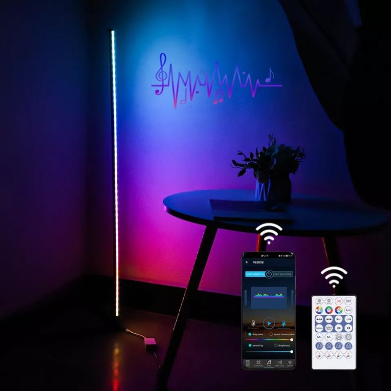 Fernbedienung Umgebungslampe Sonnenuntergang Smart Wohnzimmer RGB Farbwechsel Dekor Nachtlichter