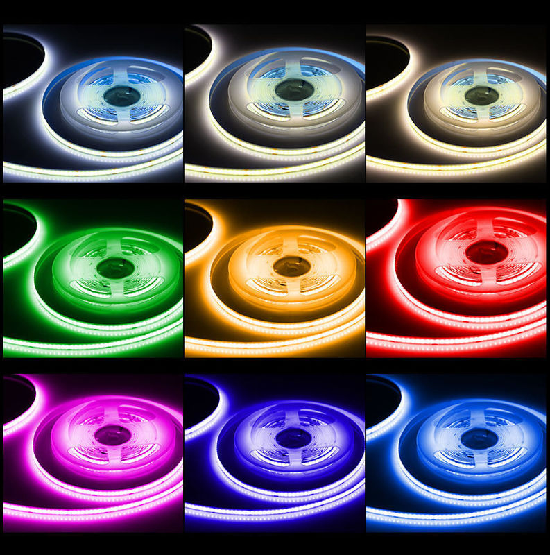 90lm/W COB LED-Streifen DC24V CRI90 312LEDs/m mit stabilem Staudammklebstoff und 60000 Stunden Lebensdauer