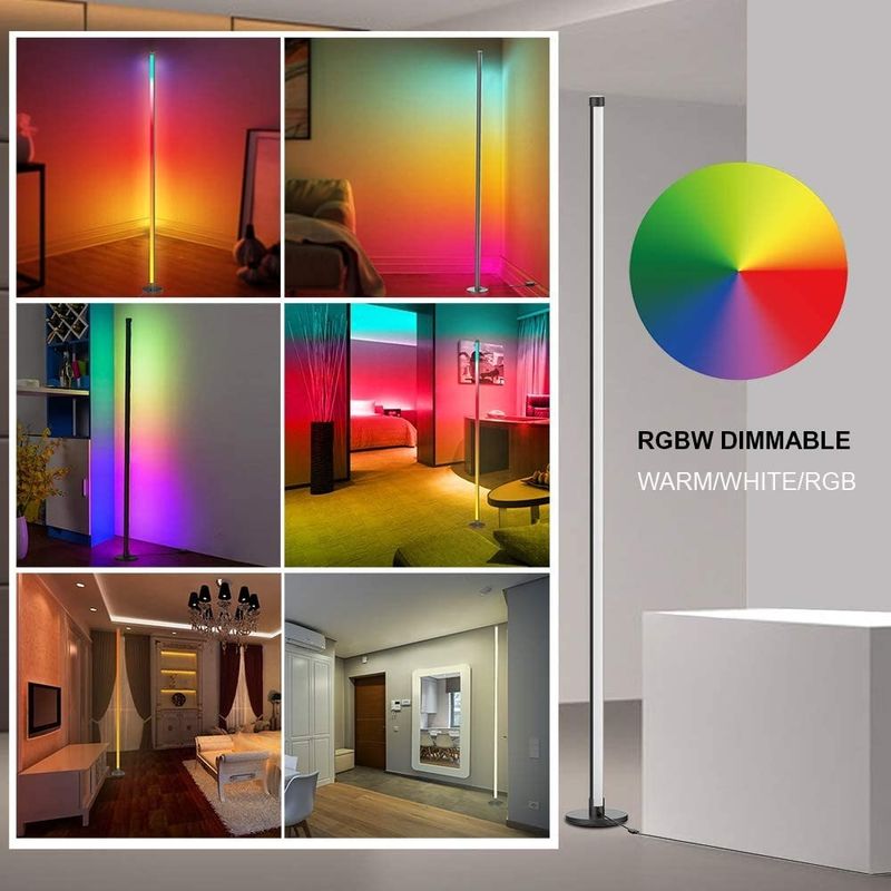 Gaming Lichter Wohnzimmer Ambiente Stimmung Licht Rgb Dekor Nachtlichter Stehende Led-Eckbodenlampe