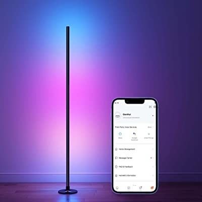 Schlafzimmer RGB IC Gaming Lichter Wohnzimmer Umgebung Stimmung Licht Stehende LED Ecke Fußbodenlampe