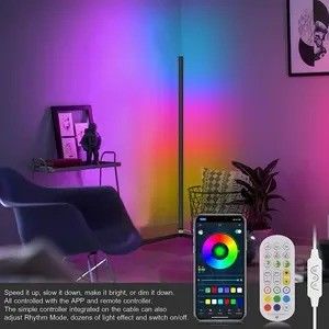 Schlafzimmer RGB IC Gaming Lichter Wohnzimmer Umgebung Stimmung Licht Stehende LED Ecke Fußbodenlampe