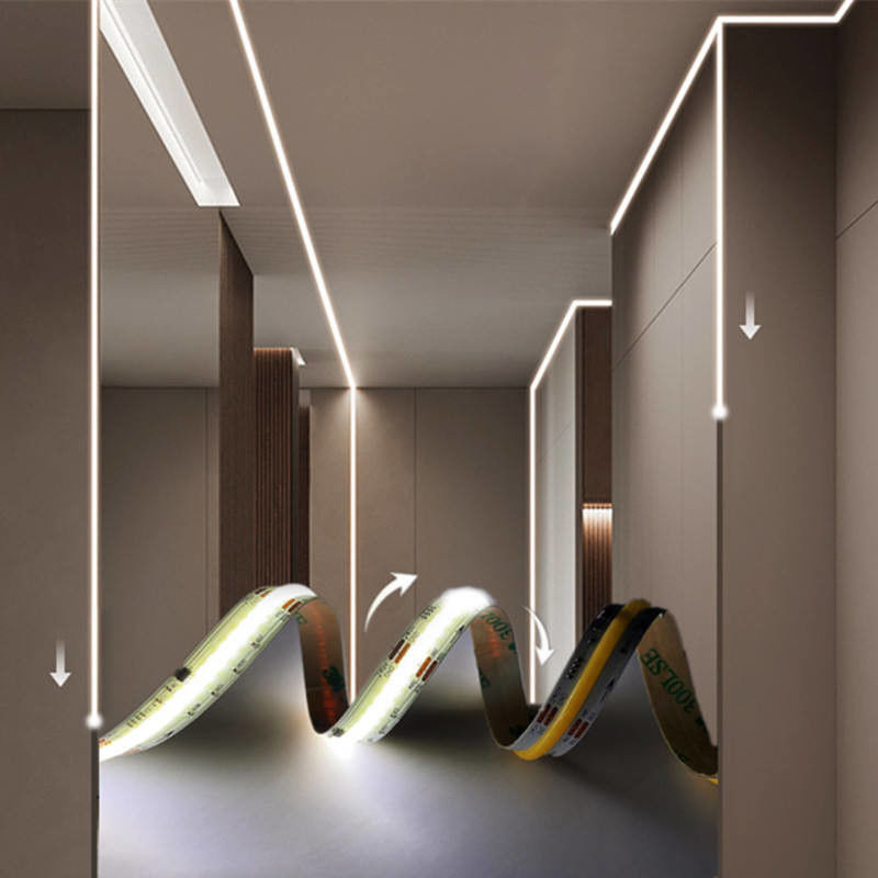 LED-Streifenlicht COB 480LEDs/m 110lm/W 3000K 4000K 6000K Soft Light Strip DC12V/24V CRI90