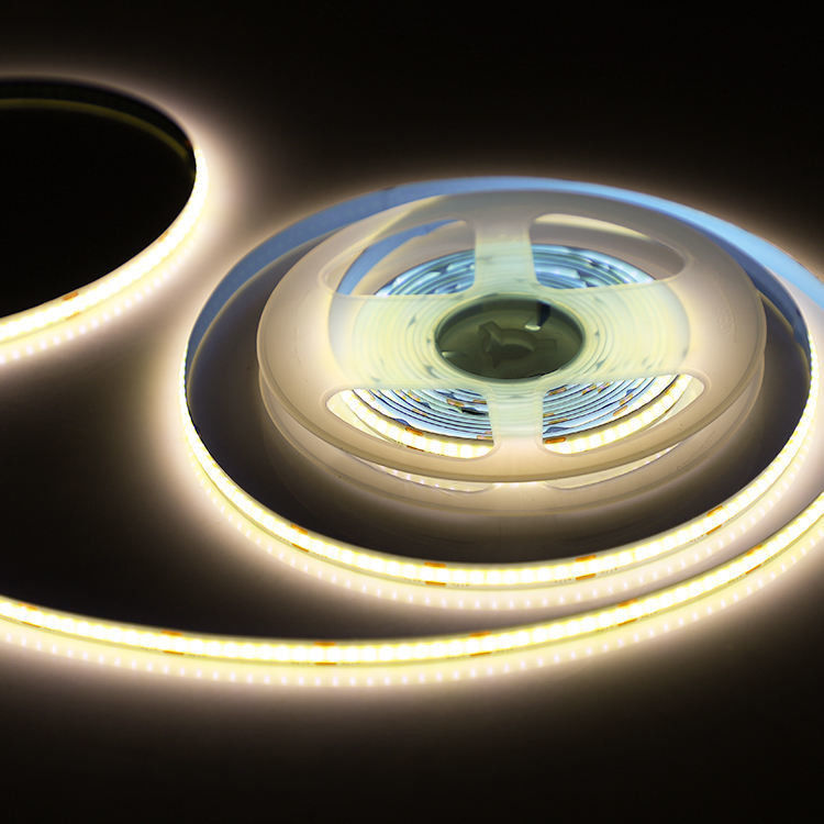 Flexibler LED-Lichtstreifen mit hoher Dichte ohne schwarze Flächen 24V 12V 5V CRI Ra 90