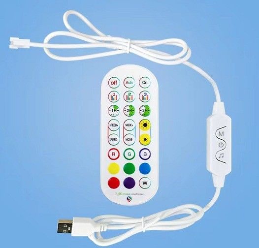 1.5M RGB farbenfrohe Fernbedienung LED-Bodenlampe für Schlafzimmerdekorationsumgebendes Licht
