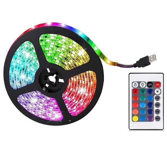 Led-Streifenlicht 5050 Smd Rgb Wasserdicht 5m 10m 15m 60d/m Flexibles Lager im Freien