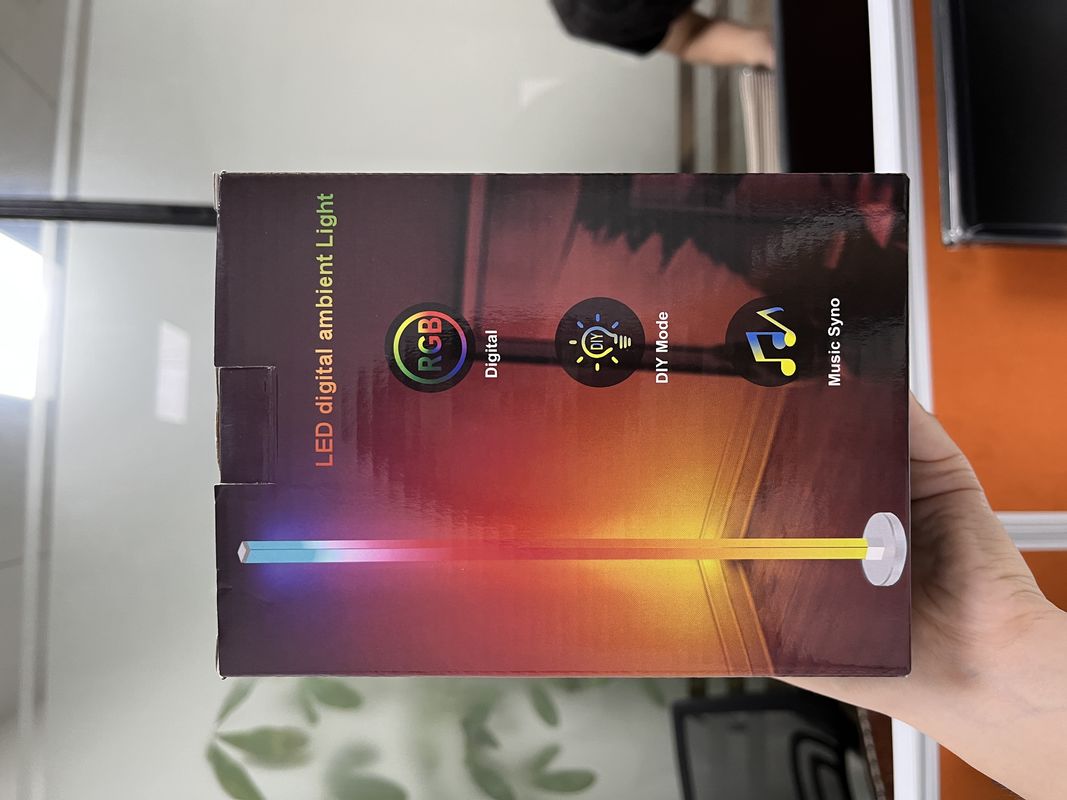 RGB Led Eckbodenlampe Home.hotel.lighting Dekorative Funktion für modernes Wohnzimmer