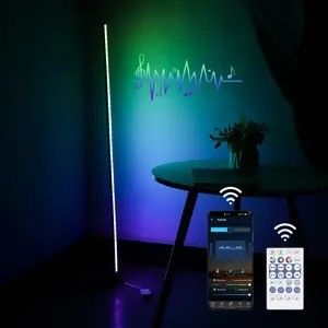 Moderne Beleuchtung Schlafzimmer Schlafstuhl Wifi App und Fernbedienung Ecke Stehende Bodenleuchte