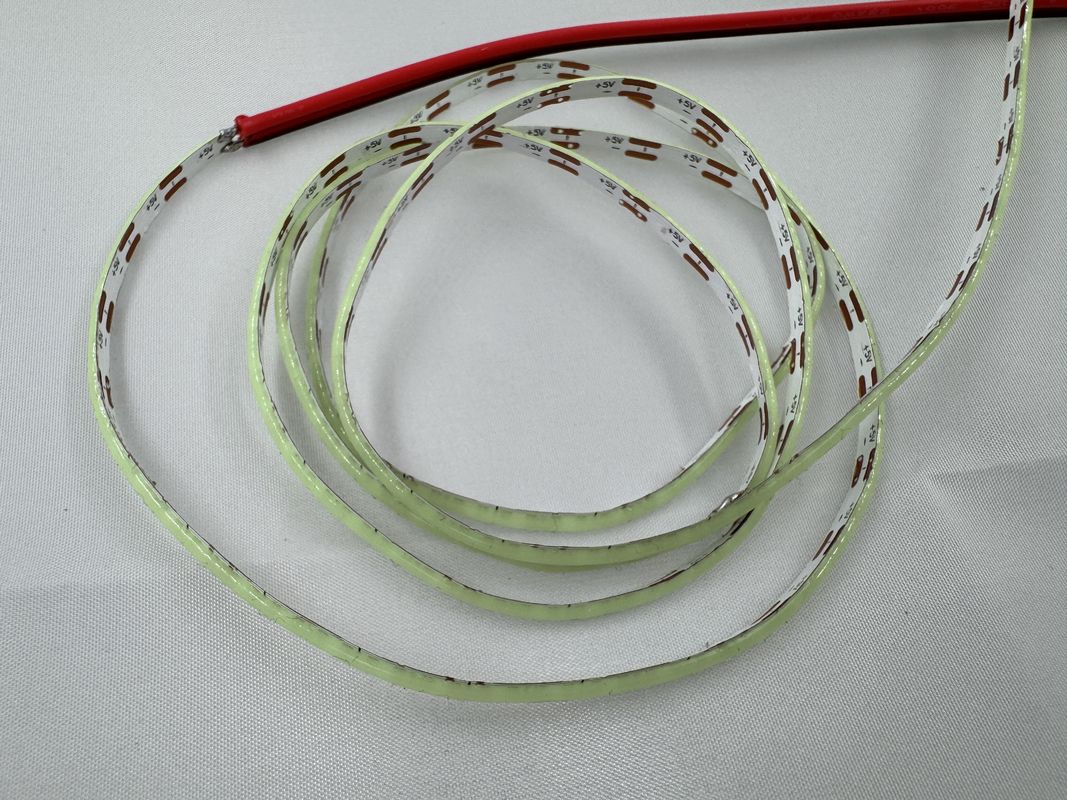 Hohe Helligkeit 12V 5V COB LED-Band mit hohem CRI und 2700k-6500k Farbtemperatur
