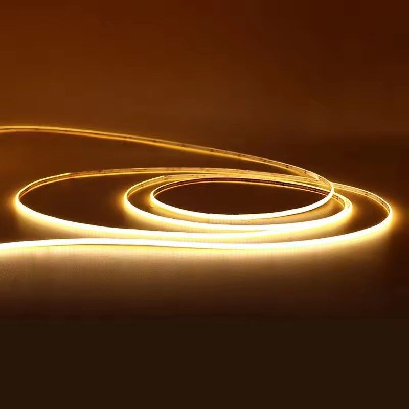 3mm Wasserdicht 2700k 6000k 12V 220v 5V Ultra Dünnbreite 400 leds COB LED Streifenlicht mit 3