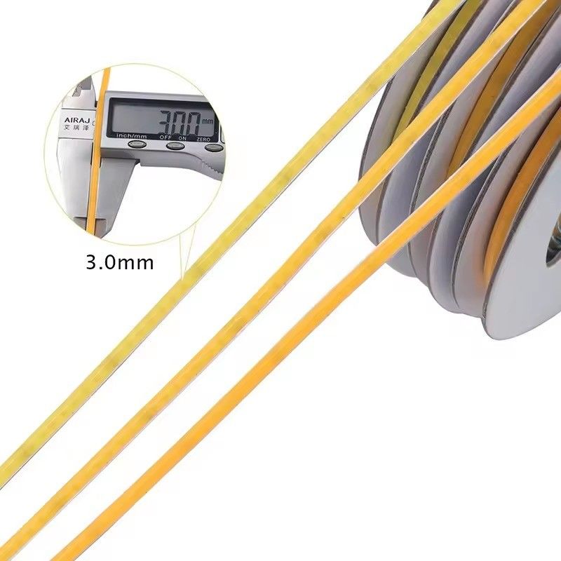 5V Ultra Dünn 400LEDs COB LED Streifenlicht 3mm Wasserdicht 3000k 4000k 12V 220v 1cm schneidbar