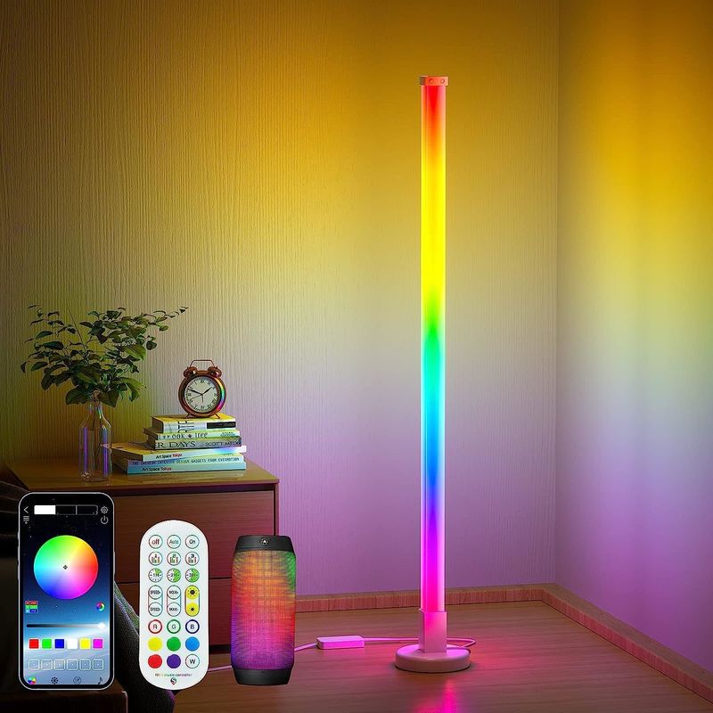 2023 Design Smart Home Beleuchtung Eckbodenlampe für moderne dekorative Innenbeleuchtung