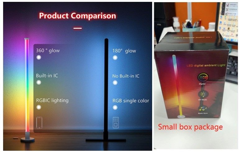 2023 Design Smart Home Beleuchtung Eckbodenlampe für moderne dekorative Innenbeleuchtung