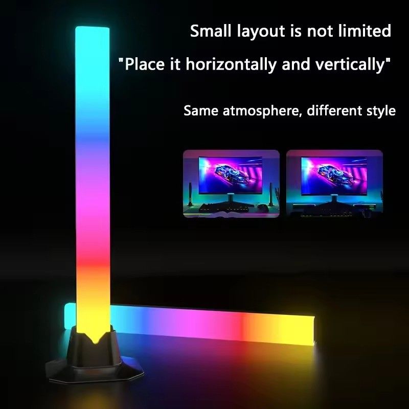 18LEDS Farbwechsel RGB RGBIC Fußbodenlampe für Schlafzimmerdekoration in 30cm und 50cm Größen
