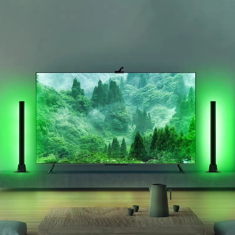 18LEDS Farbwechsel RGB RGBIC Fußbodenlampe für Schlafzimmerdekoration in 30cm und 50cm Größen