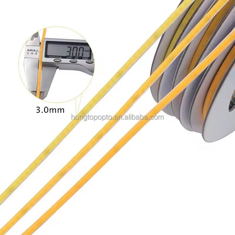 LED-Bandlicht mit hohem CRI-Wert 3 mm Ultra dünne COB-LED-Streifen 12V 24V RA 90 frei abschneidbar